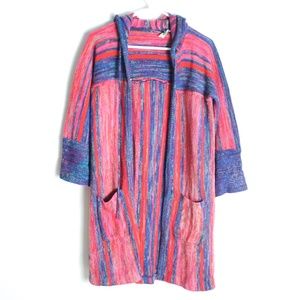 Arpeja 60s Organic Colorful Hooded Cardigan Medium